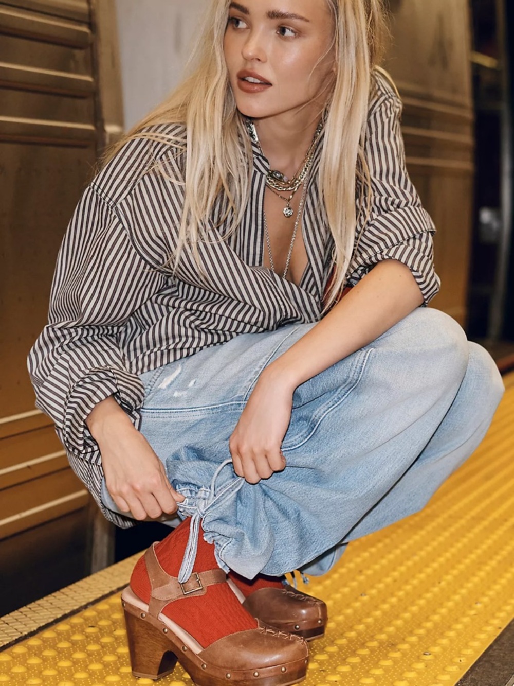 Free People Doub’s Leather Clogs 40/10